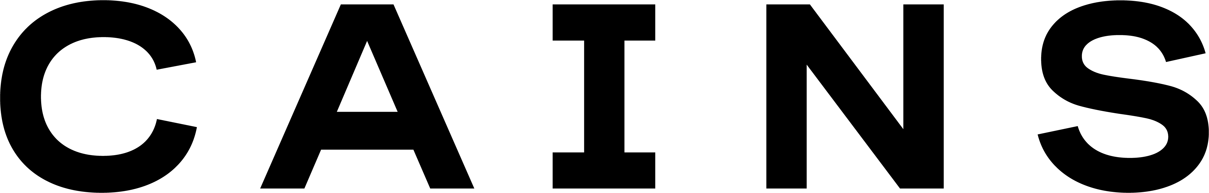 Cains logo black
